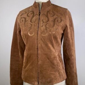 Ruff Hewn Leather Jacket Brown/Tan
